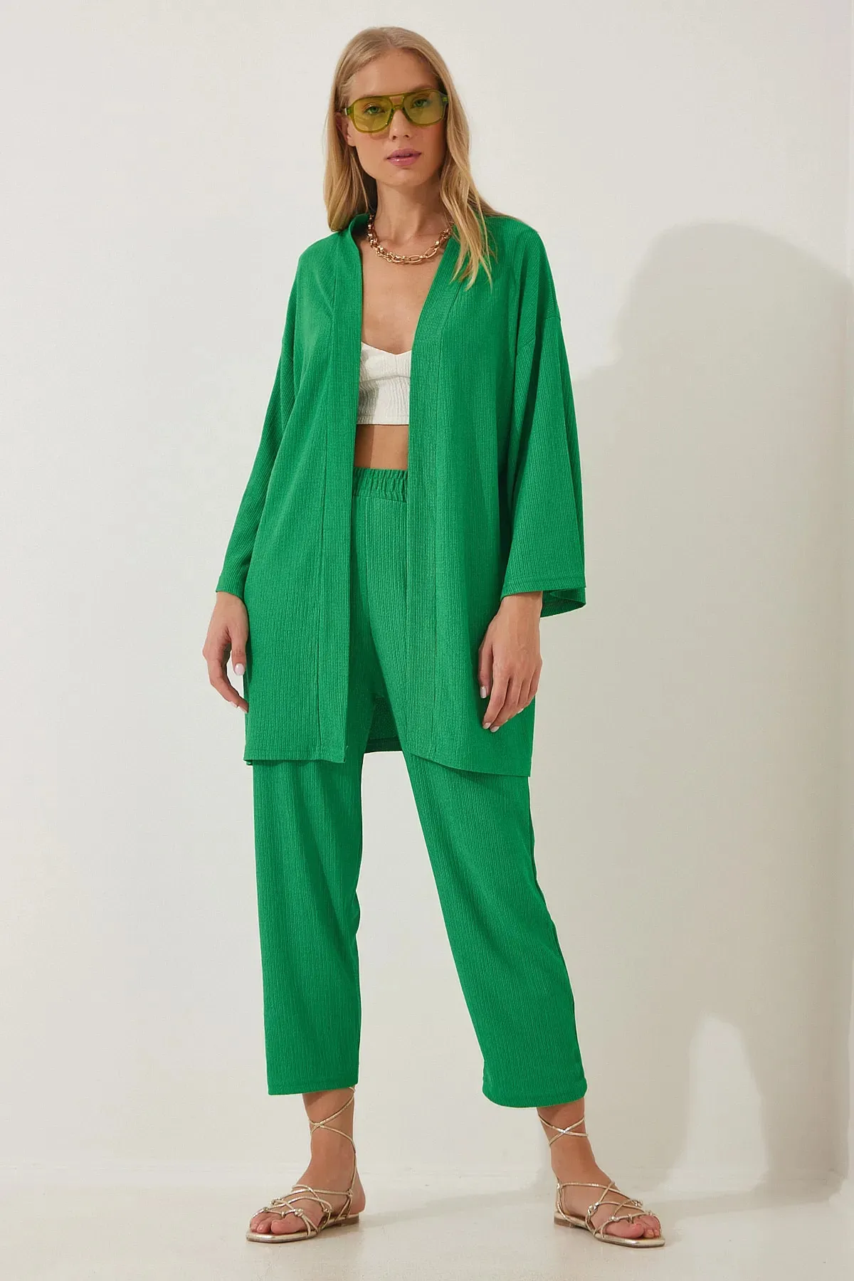 MOTTİSTORE  Zweiteiler - Grün - Oversized