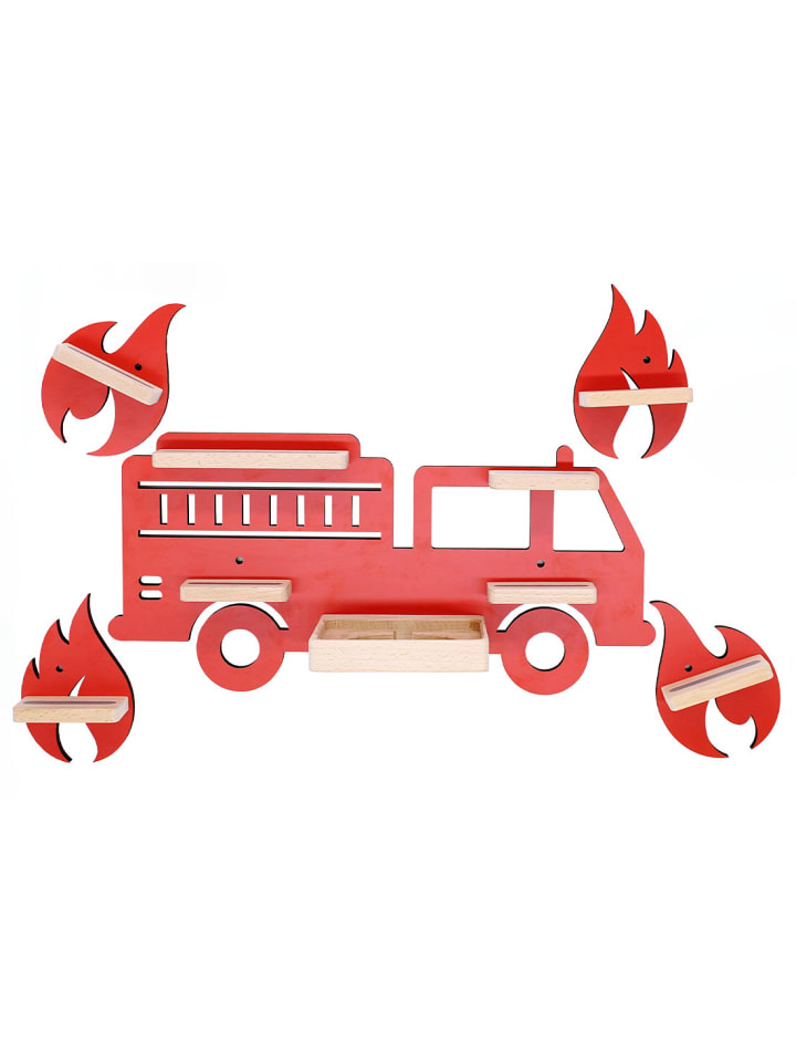 BOARTI Regal Feuerwehr Kinder Toniebox Tonies Figuren in Rot günstig kaufen onesize