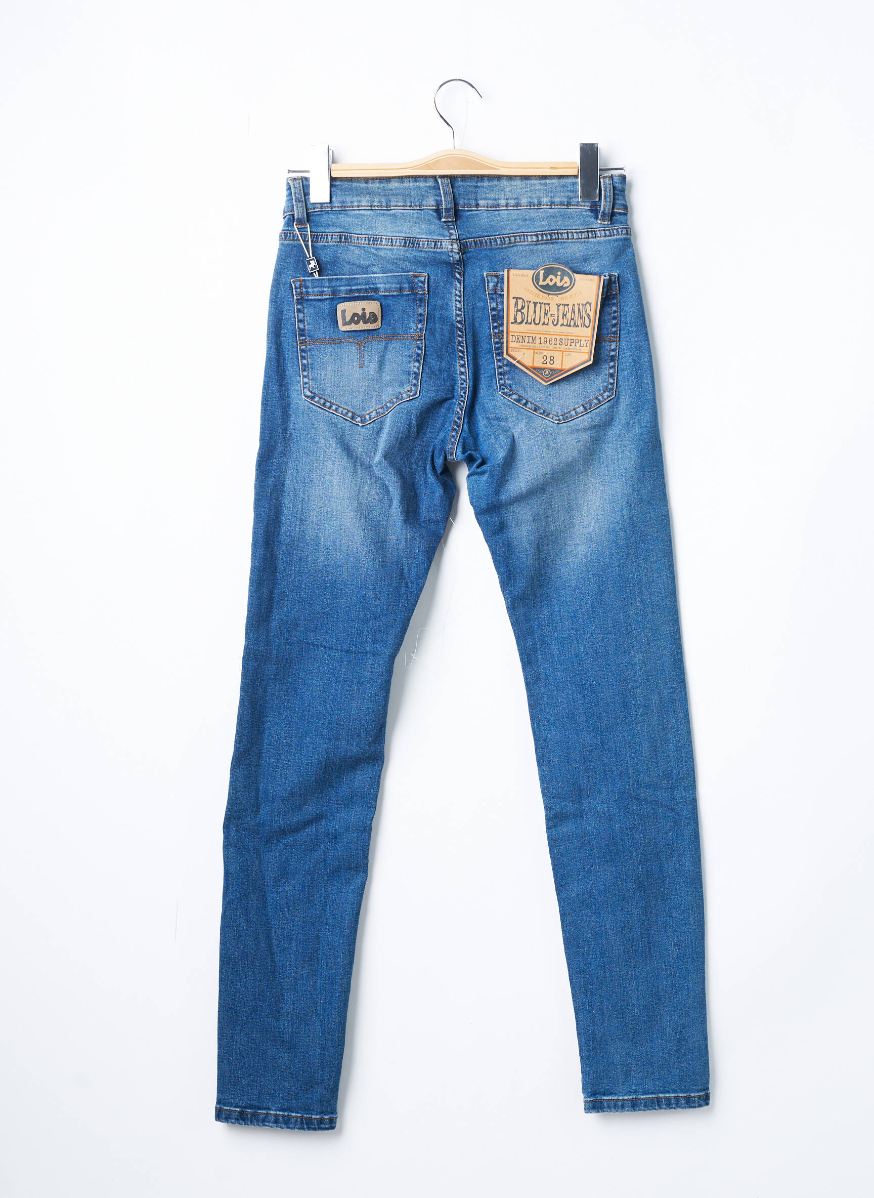 Lois Jeans Coupe Slim Femme couleur bleu