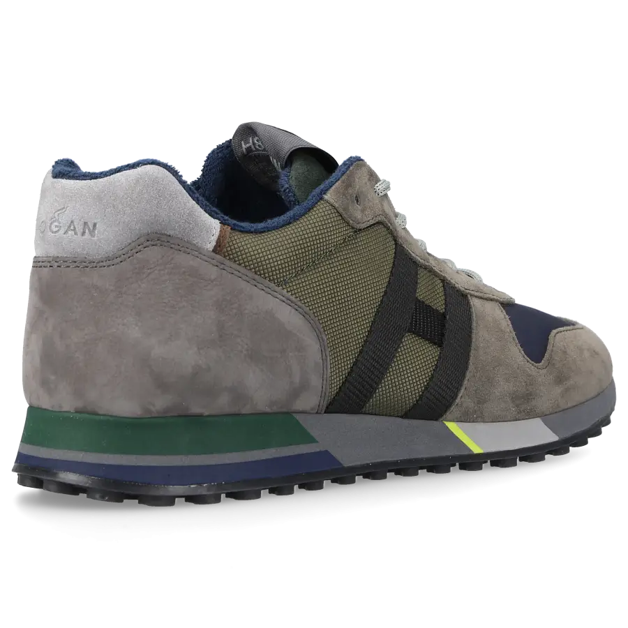 Hogan - Sneaker low H383 Veloursleder - grün