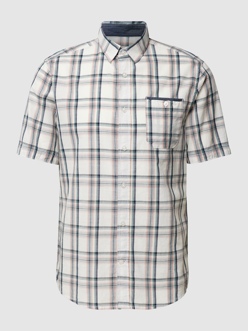 Freizeithemd mit Kentkragen in offwhite