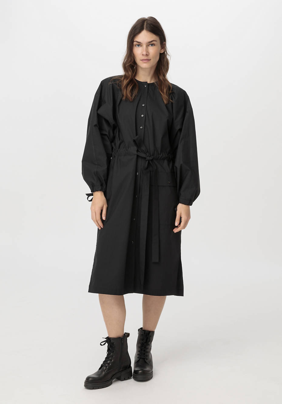 ZERO WASTE Kleid aus reiner Bio-Baumwolle