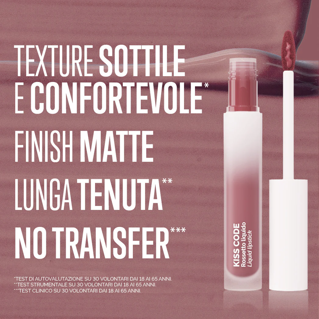 KISS CODE Lips - Lápiz labial, Lápiz labial mate