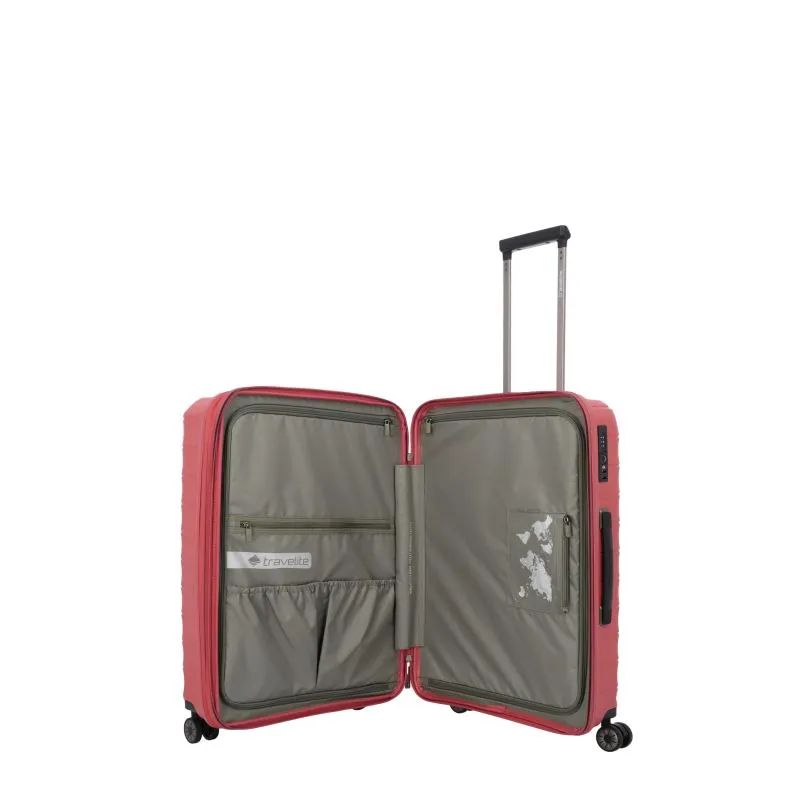 Travelite MOOBY Trolley M (66 cm) - Rot