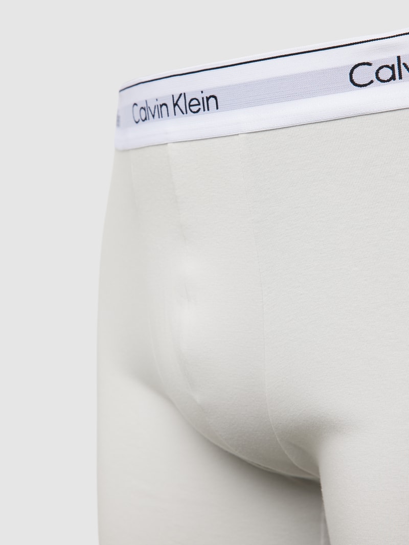 PLUS SIZE Trunks mit Label-Bund im 3er-Pack in royalblau