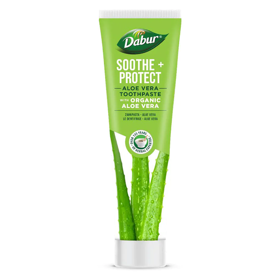 Dabur Aloe Tandpasta med Økologisk Aloe Vera 100 ml