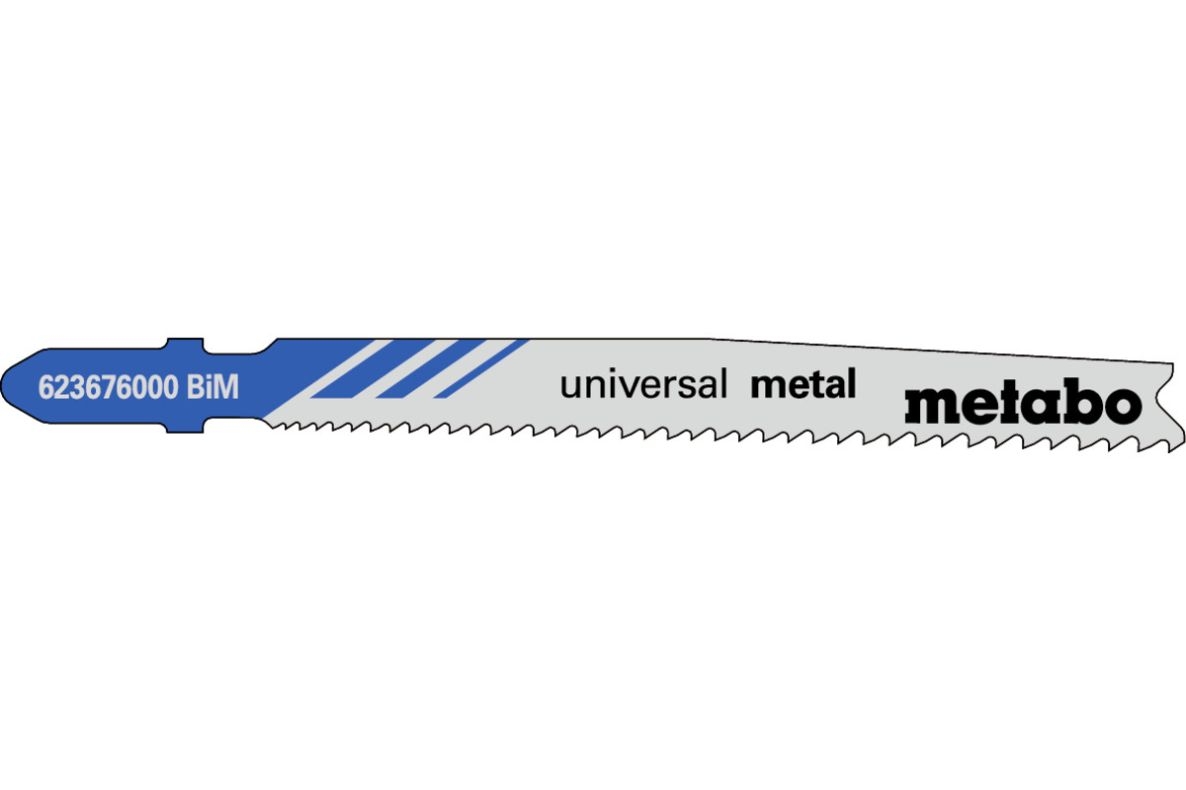 Metabo Accessoires 623676000 Decoupeerzaagbladen (5 st.) 74/1,4 mm HSS