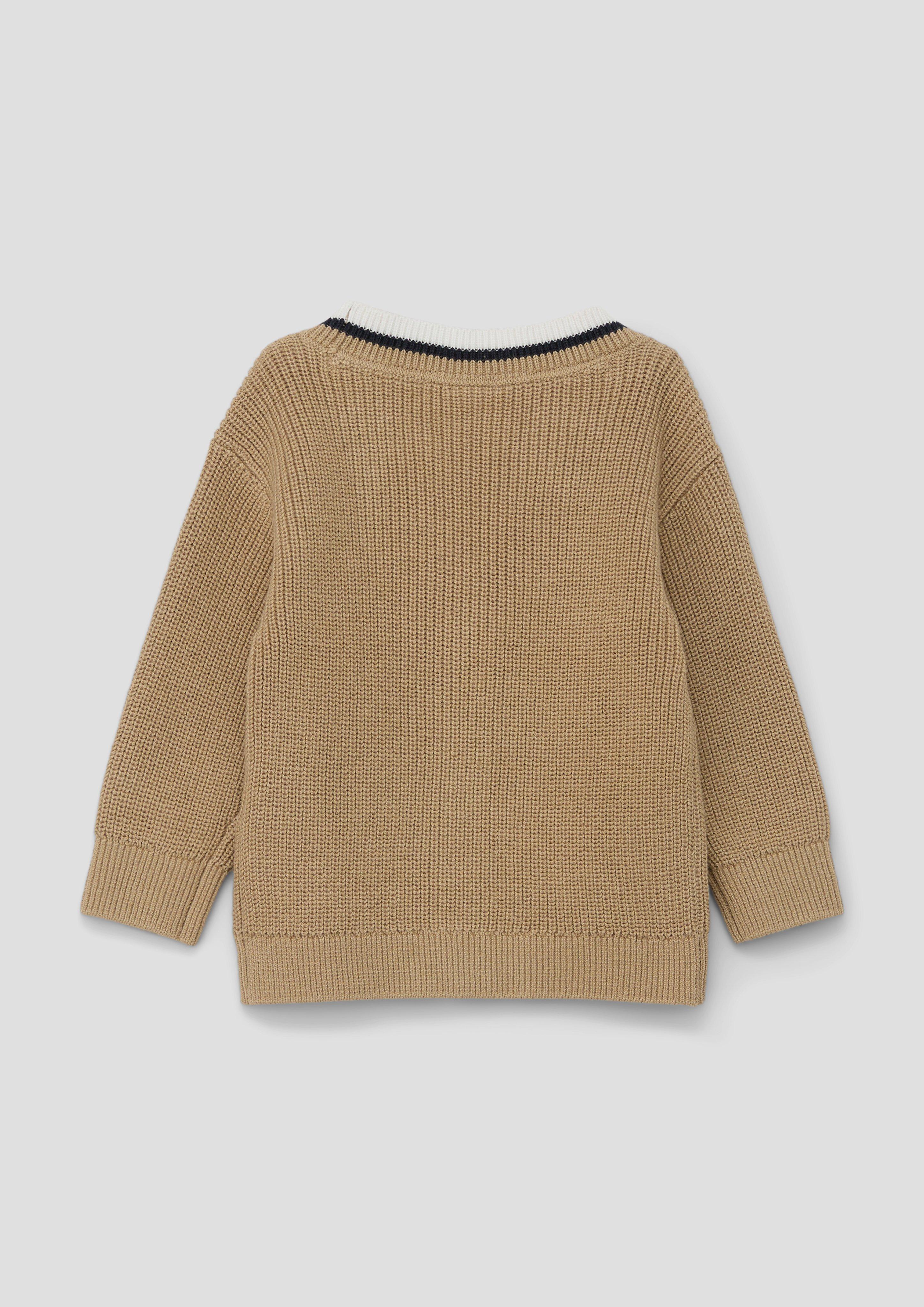 Strickjacke aus Baumwollmix  2140135-8195