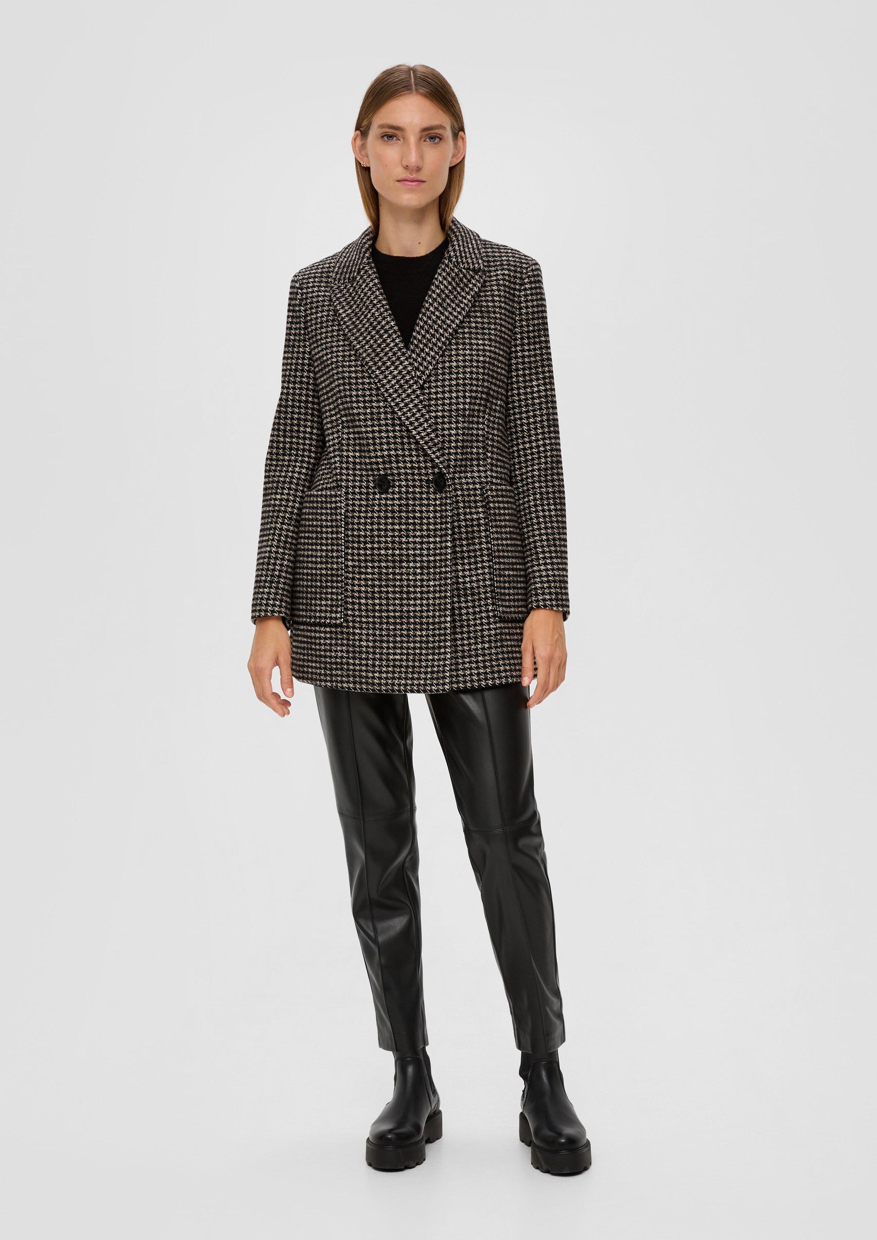 Kurzmantel aus Wollmix  2133539-88N1