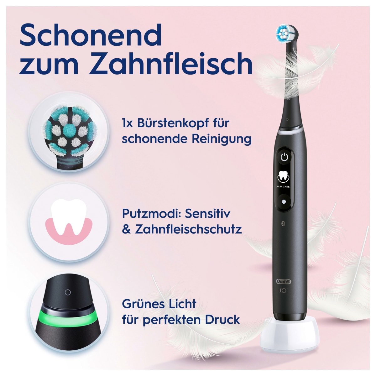 Elektrische Zahnbürste iO Series 6 White, 1 St