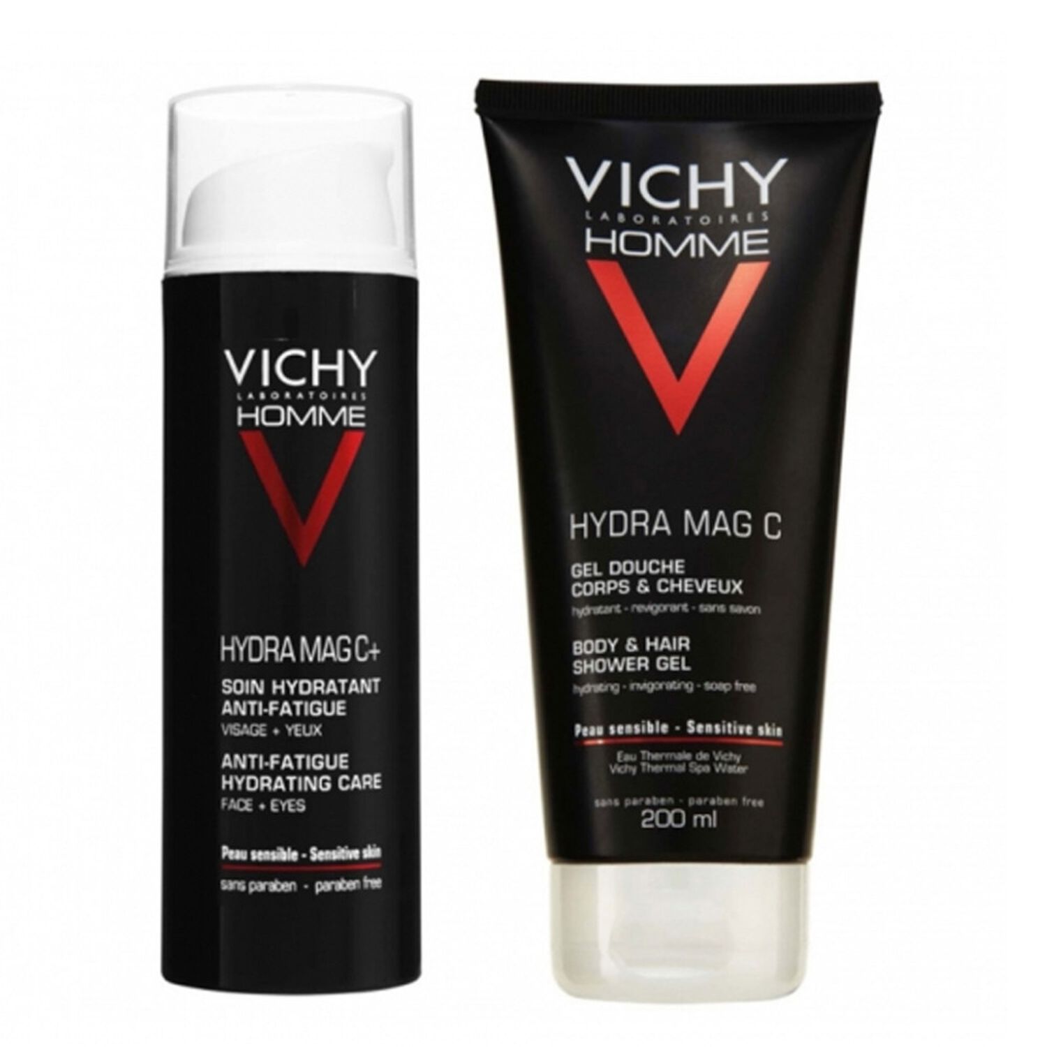 Vichy Vichy Homme Hydra MAG C+ Soin Hydratant Anti-Fatigue 50ml + Gel douche 100 ml