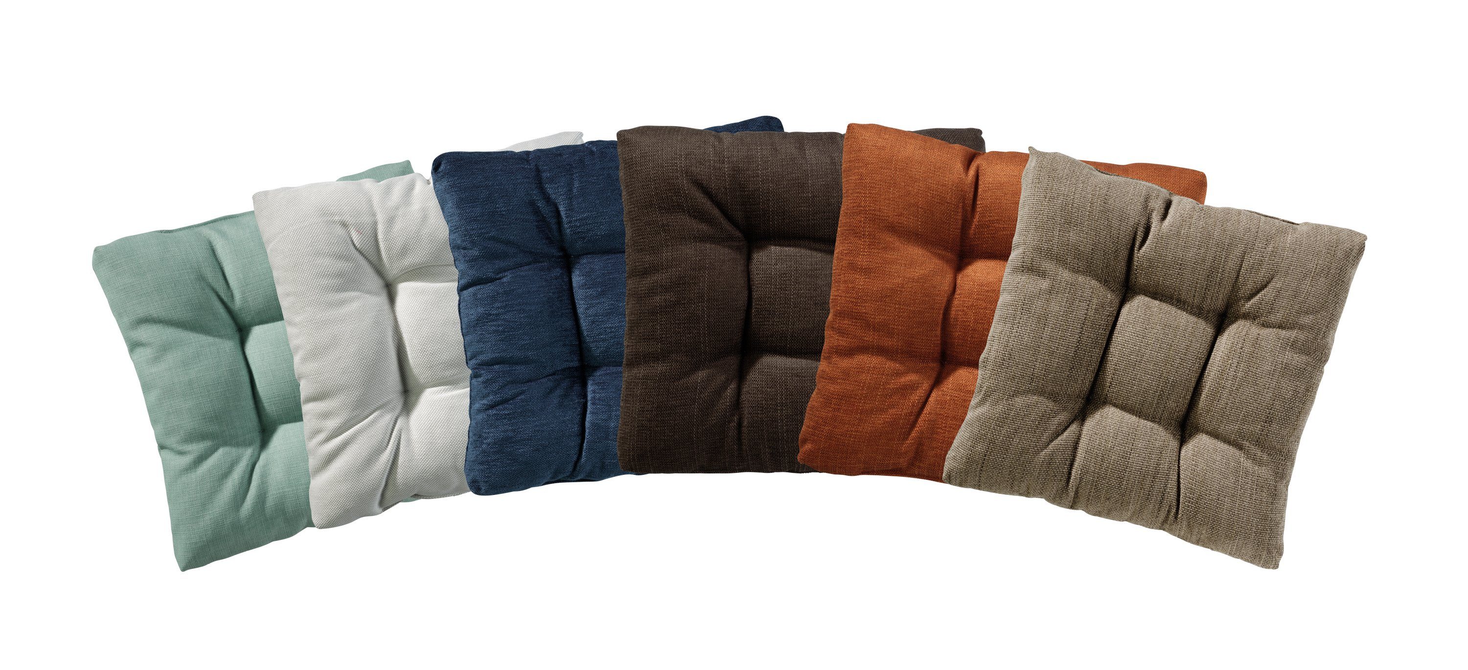 XDREAM Stuhlkissen Sitzkissen Set (2er & 4er) für Stühle und Bänke, robuste Polsterauflage für indoor und outdoor, 40x40x6 cm