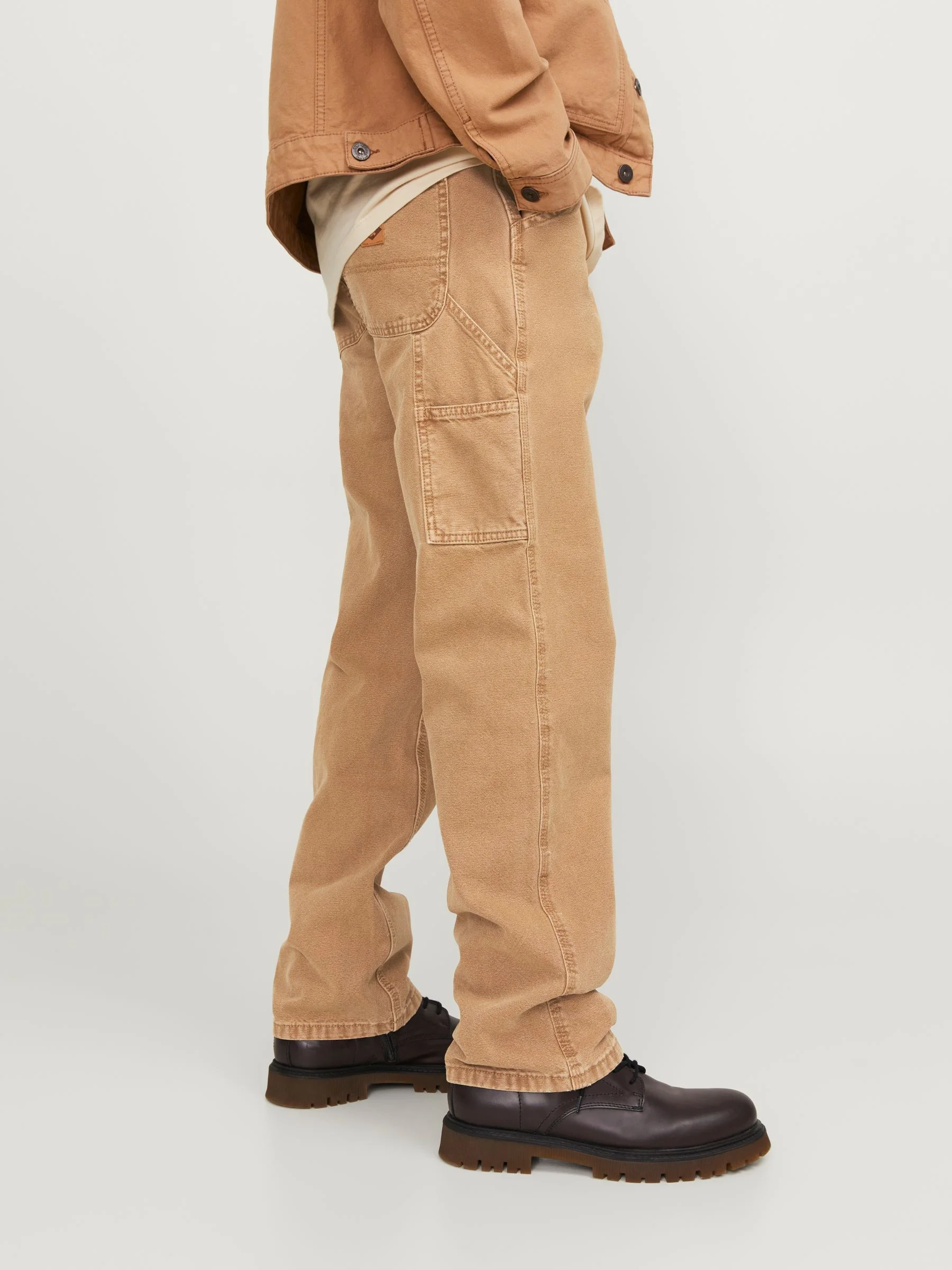 Jack & Jones JJIEDDIE JJCARPENTER - Vaqueros holgados
