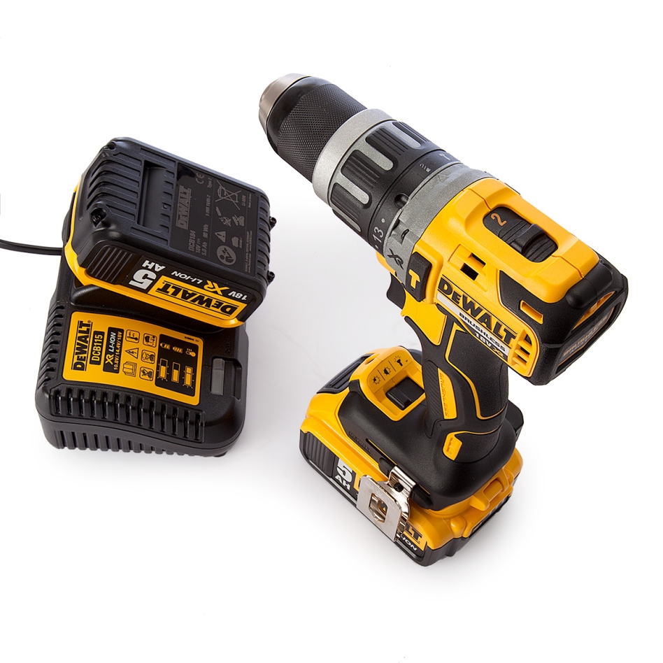 DeWalt DCD796P2-QW Accuklopboormachine 18 V 5.0 AH Li-ion
