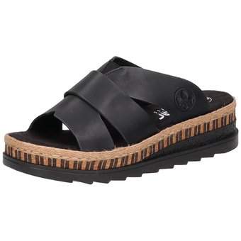 Rieker Pantolette in schwarz