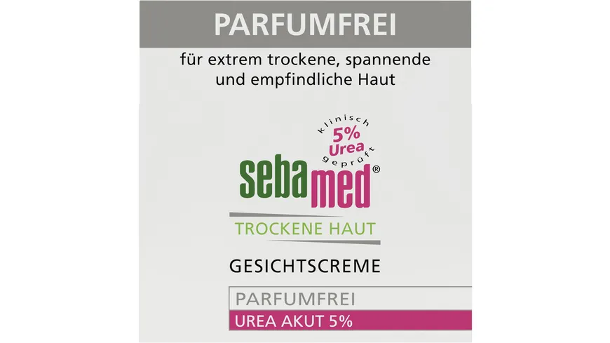 Sebamed Trockene Haut parfumfrei Gesichtscreme 50 ml