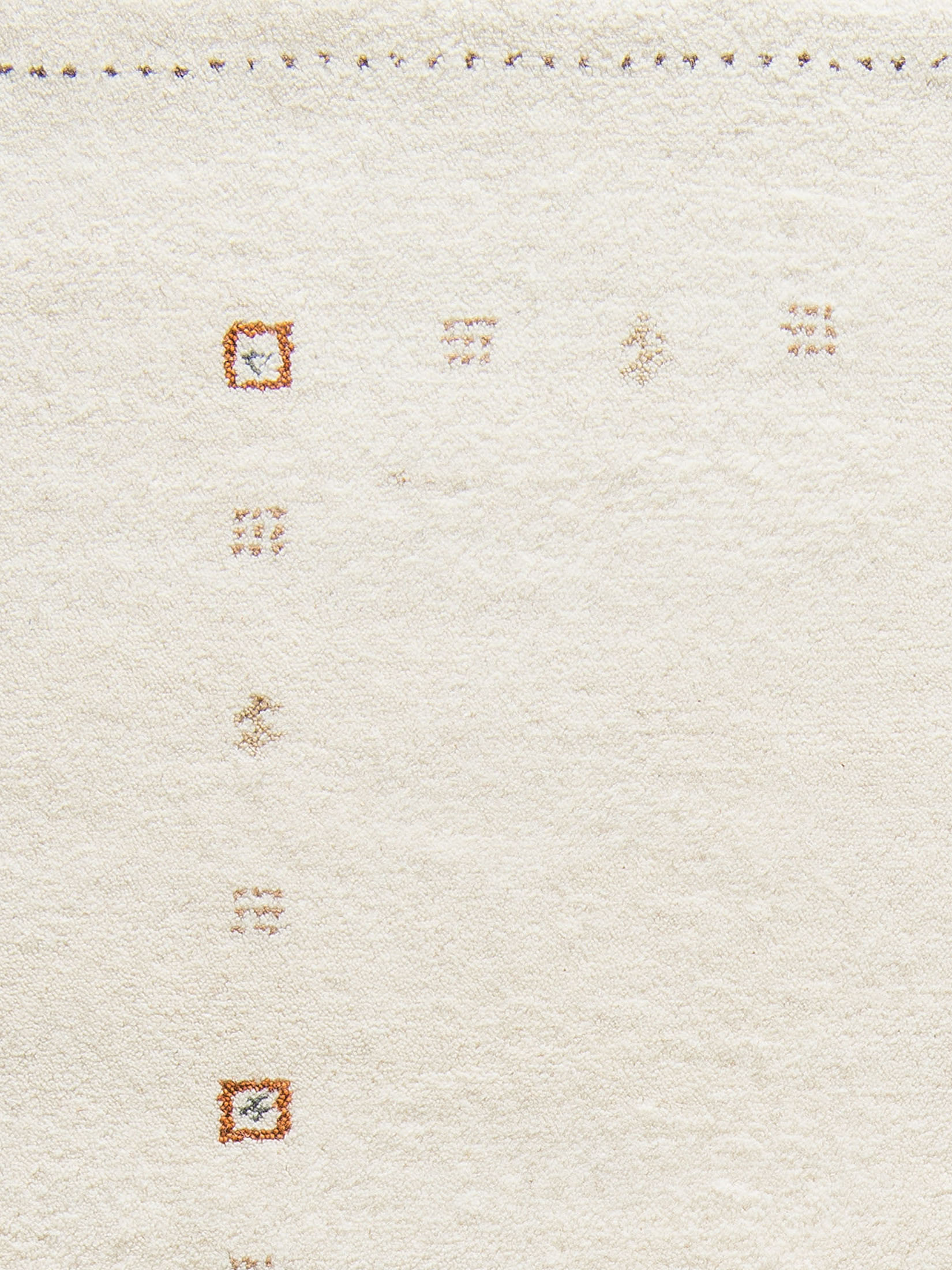 Bhalwani Gabbeh-Teppich, Creme