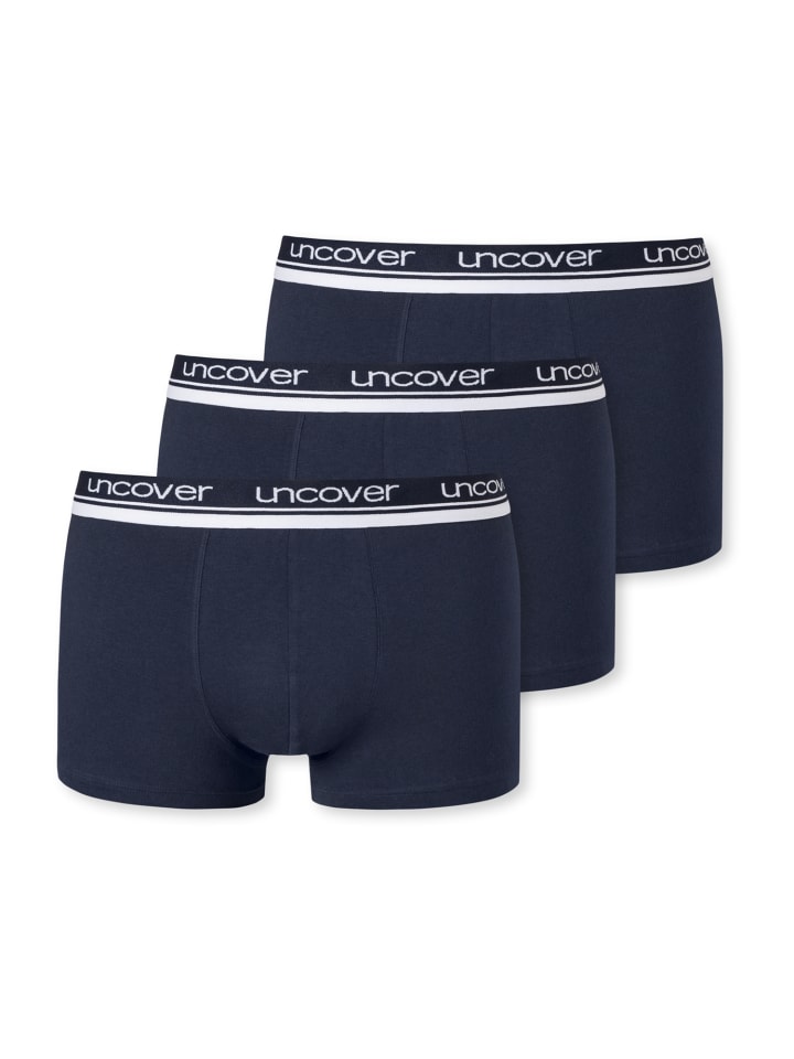 Schiesser Boxershorts Uncover in Dunkelblau günstig kaufen