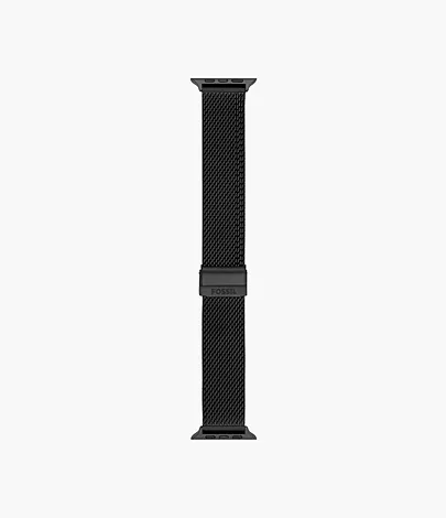 Fossil Band Apple Watch® 42/44/45/46/49 mm Edelstahl schwarz