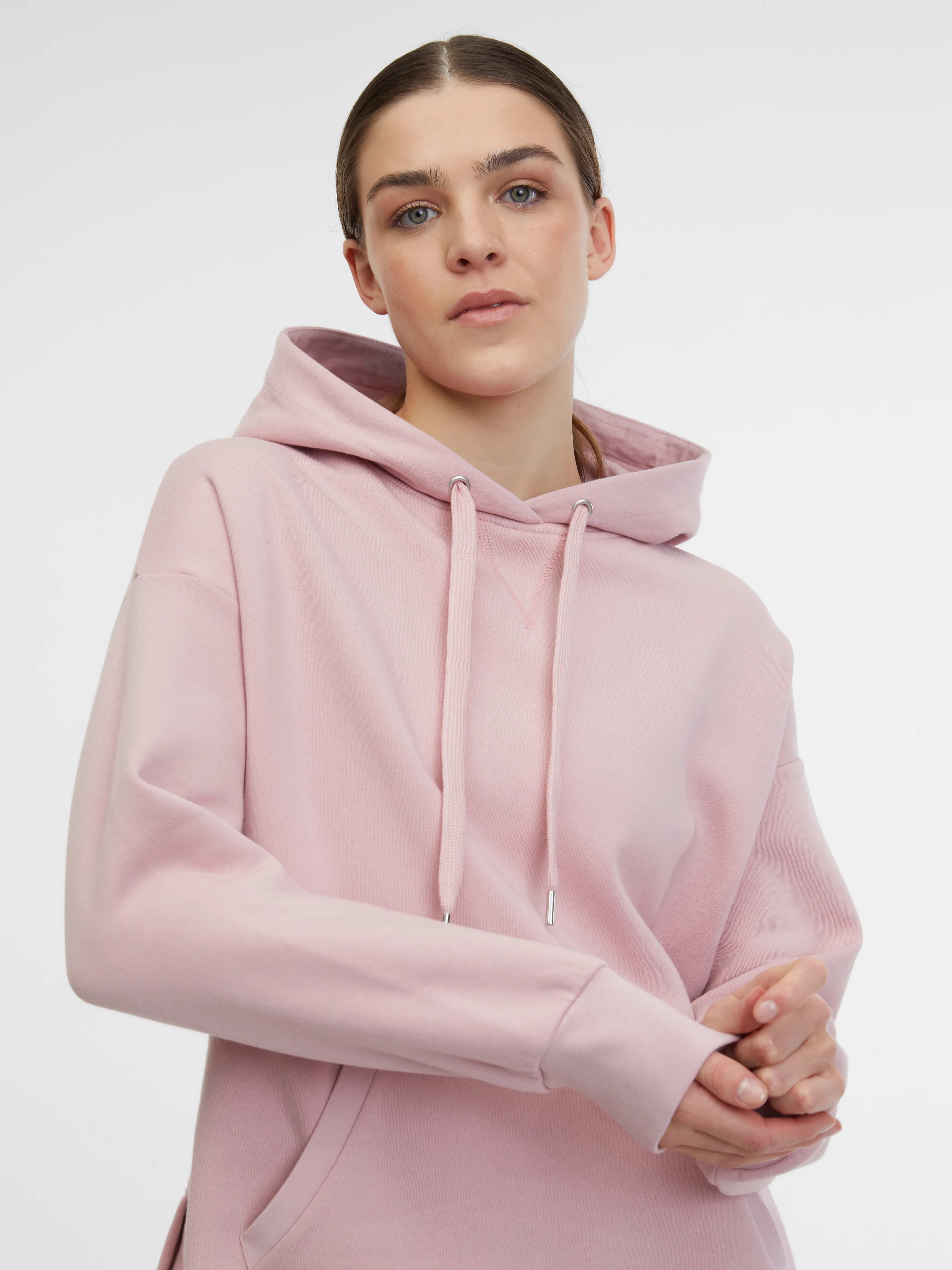 Hellrosa Damen-Kapuzen-Sweatshirt ORSAY