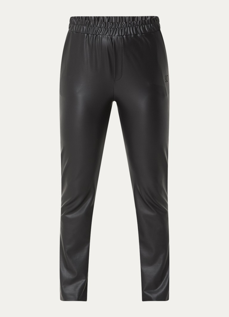 Pantaloni a vita alta e vestibilità slim in similpelle di 10DAYS