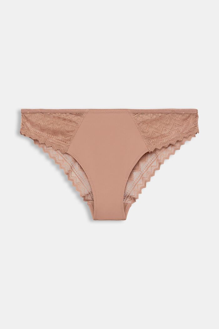 Brazilian Hipster-Slip mit grafischer Spitze