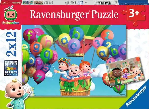 Kinderpuzzle ab 3 Jahren - Lernen und Spielen - 12 Teile