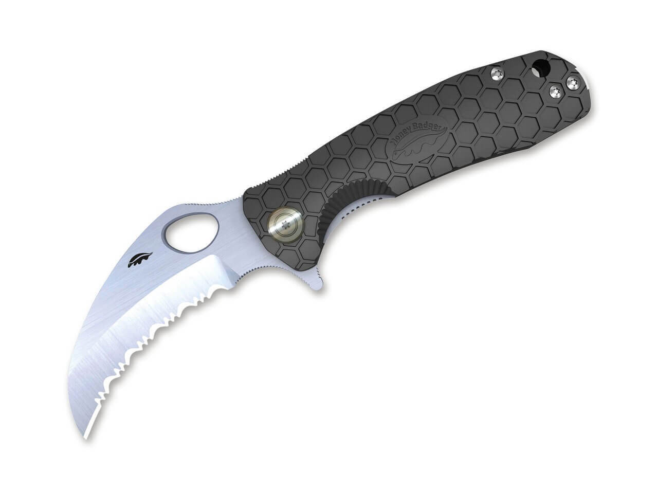 Claw Small Black Serrated