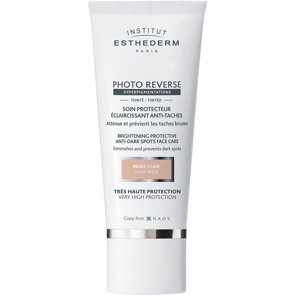 Institut Esthederm PHOTO REVERSE TEINTE BEIGE CLAIR CREME PROTECTRICE VISAGE