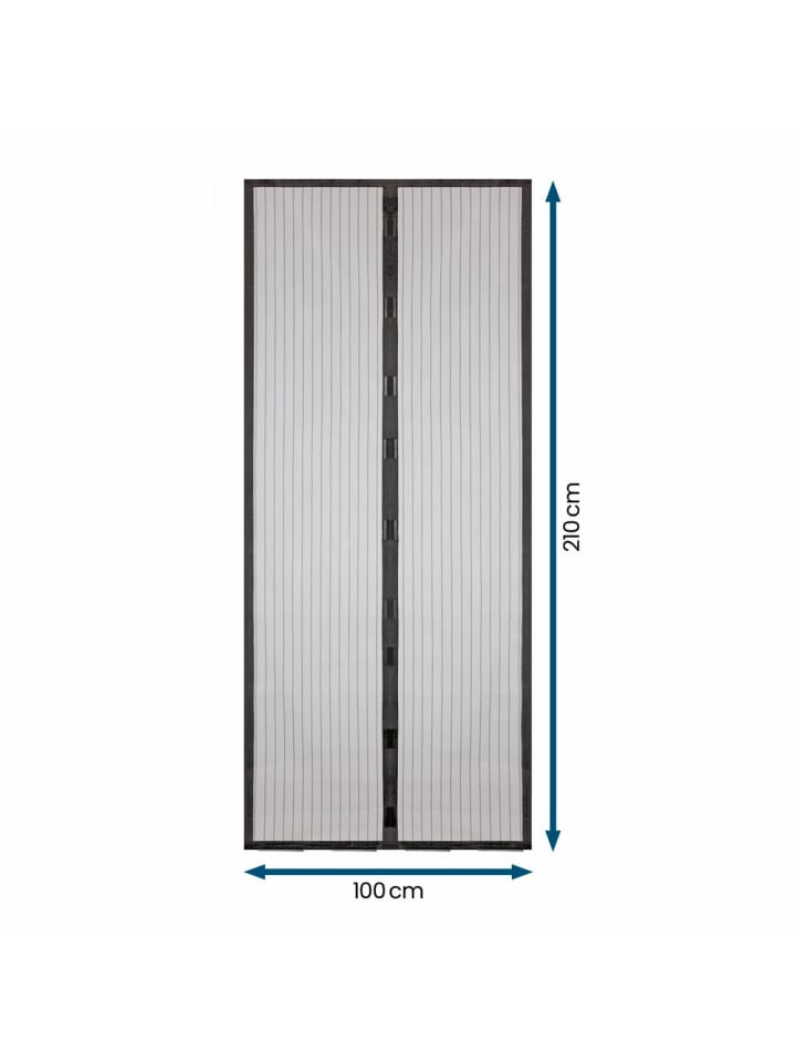 HOBERG Hoberg Tür-Insektenschutz 100 x 210 cm günstig kaufen onesize