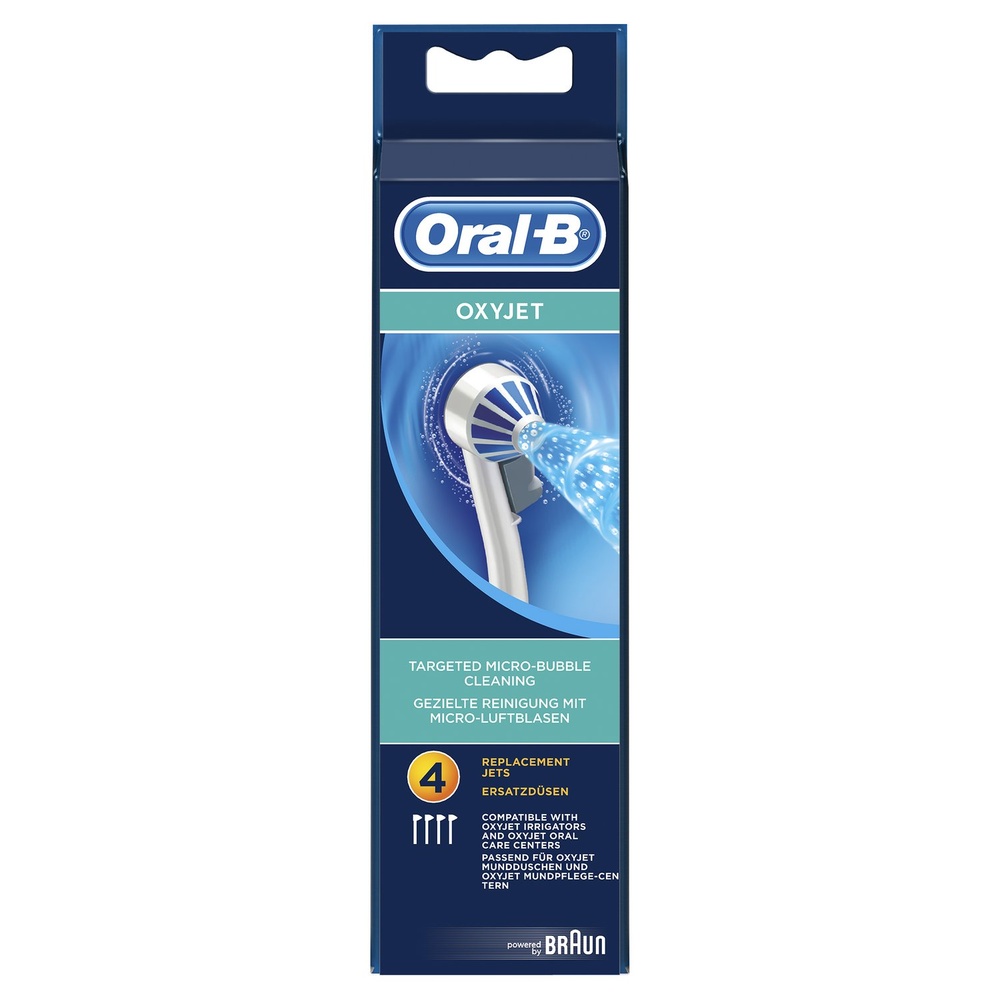 oral-b Oral-B Oxyjet Canules Hydropulseurs x4 Brossettes De Rechange