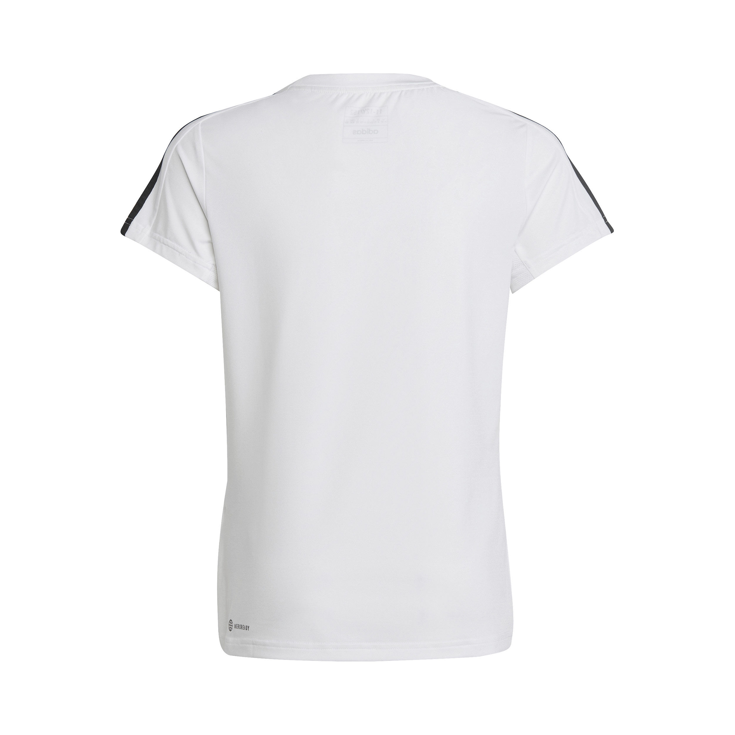 3-Stripes T-Shirt Mädchen - Weiß, Schwarz