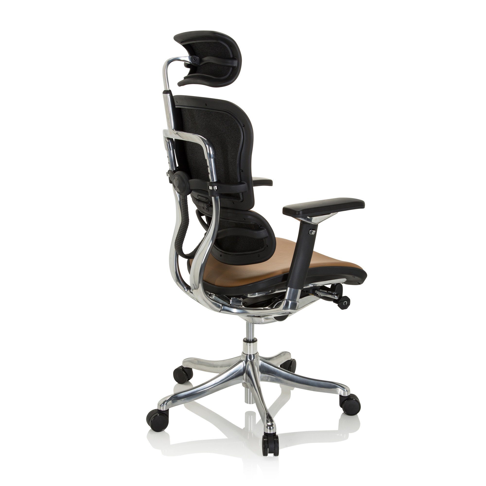 hjh OFFICE Drehstuhl High End Bürostuhl ERGOHUMAN PLUS Leder (1 St), Schreibtischstuhl ergonomisch