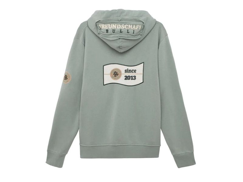 Van One Bulli Freundschaft Fern Green Unisex Zip Hoodie