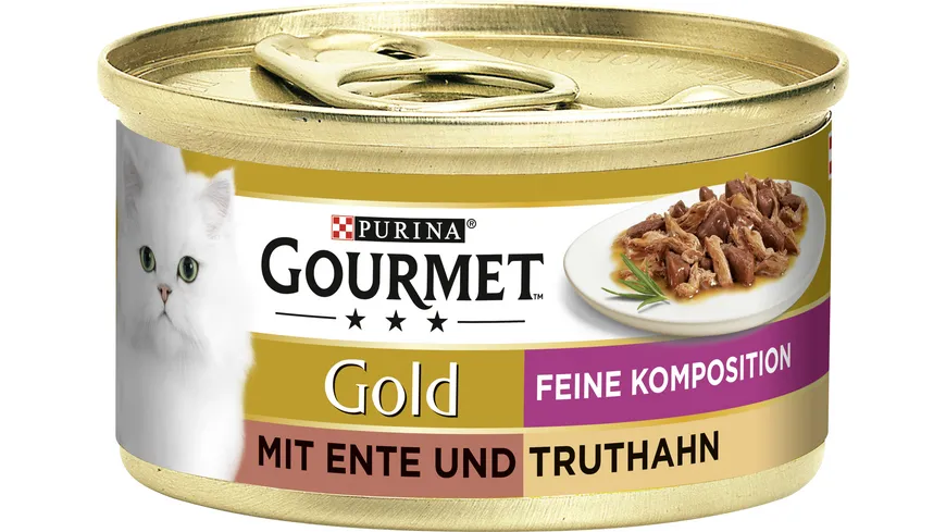 PURINA GOURMET Gold Feine Komposition mit Ente & Truthahn 85 g