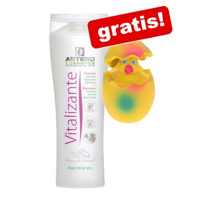 250 ml Artero Shampoo + Hundespielzeug Latex Ei gratis!