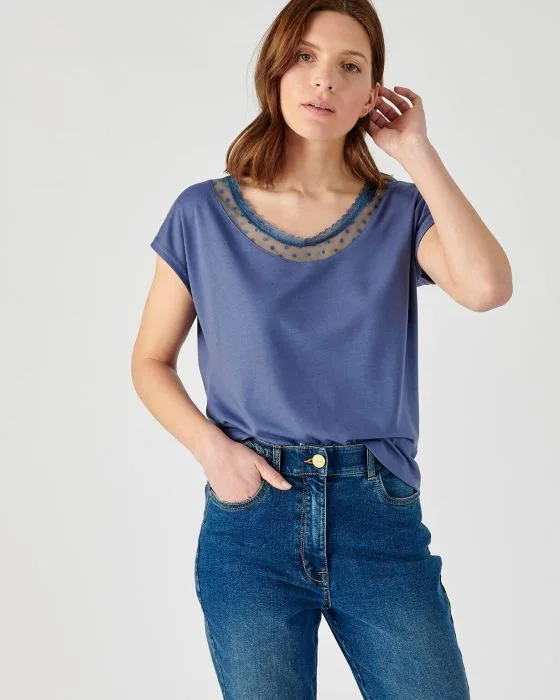 T-shirt Thermol'love tulle plumetis