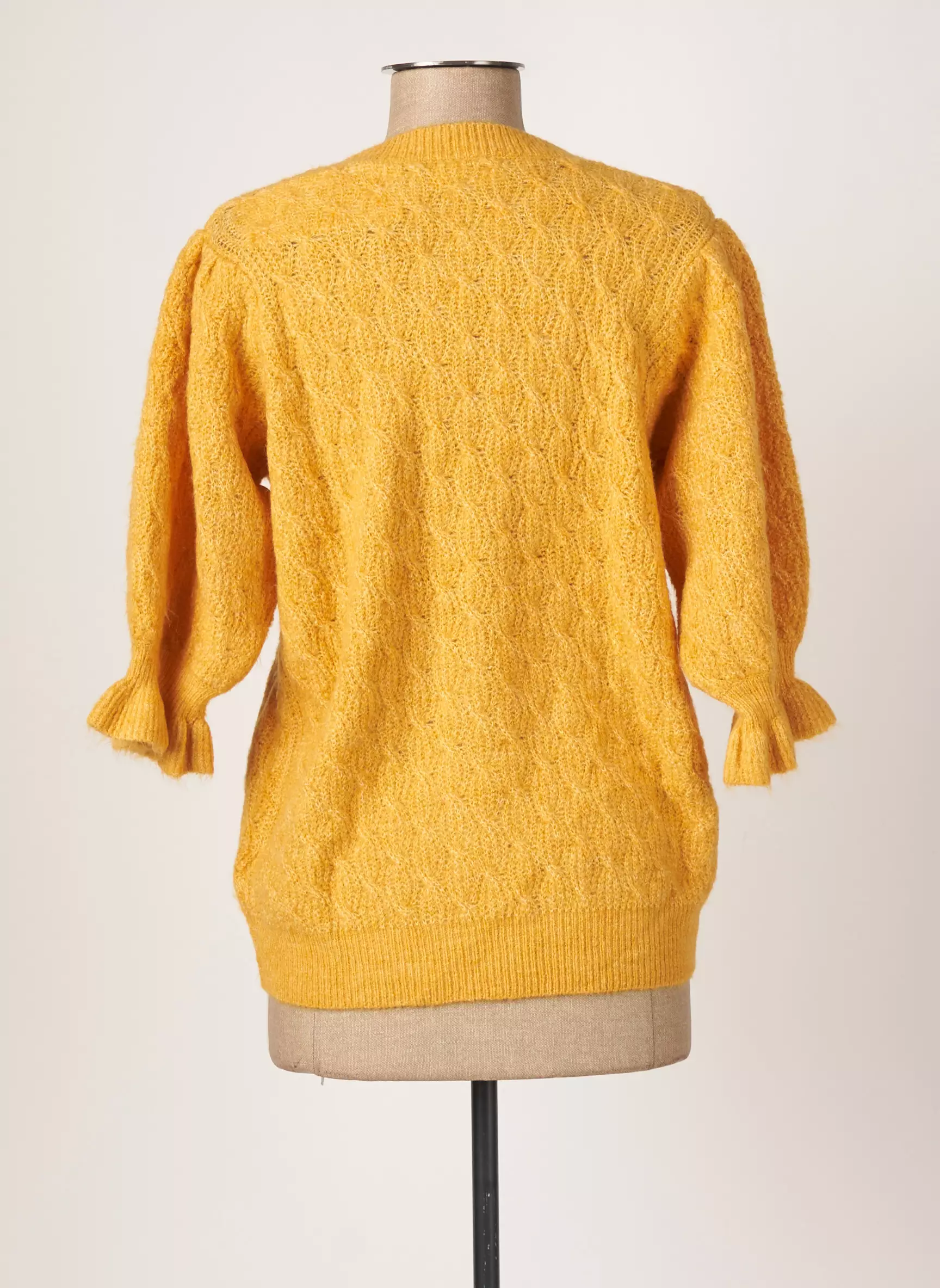 Kaffe Pulls Femme couleur jaune