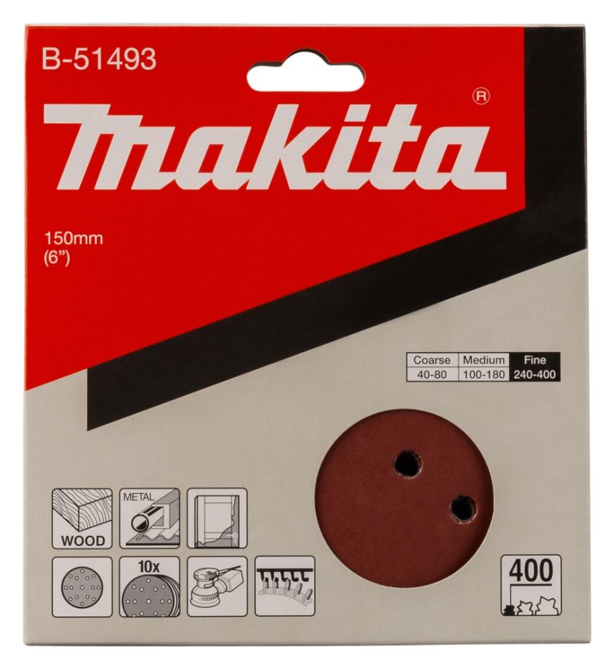 Makita tartozékok B-51493 csiszolókorong K400 150mm