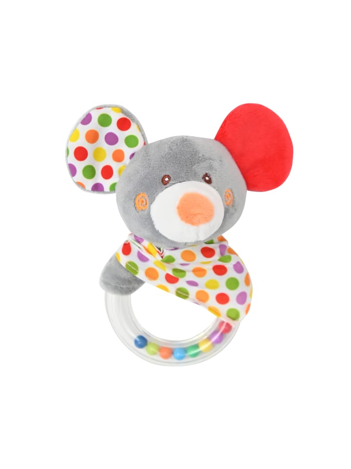 Lorelli Baby Plüschtier Rasselring in grau günstig kaufen onesize