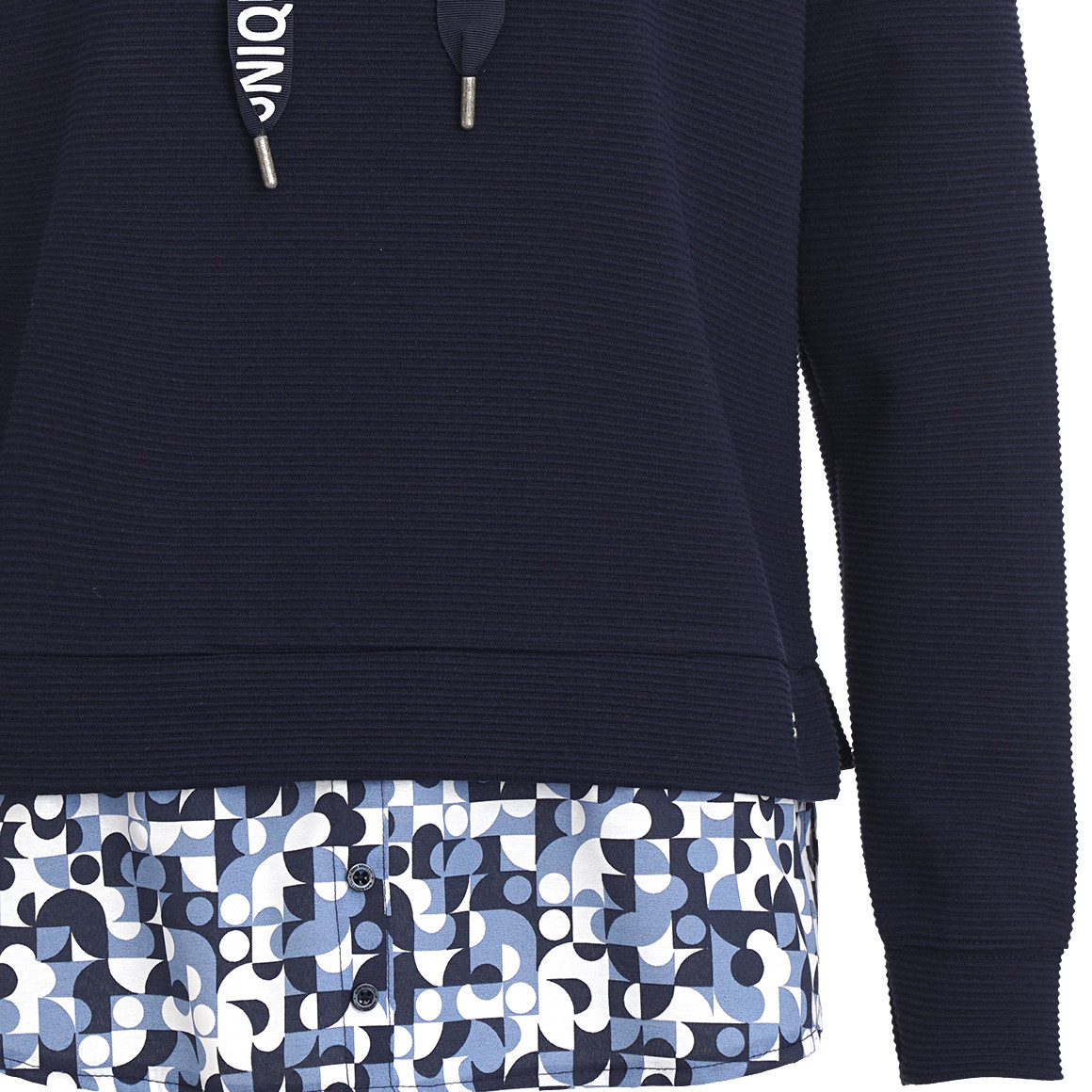 Damen Sweatshirt im Lagen-Look