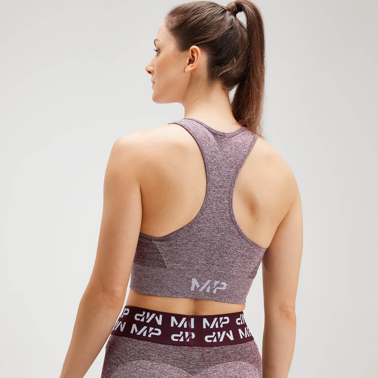 MP Women's Curve Sports Bra -Washed Oxblood