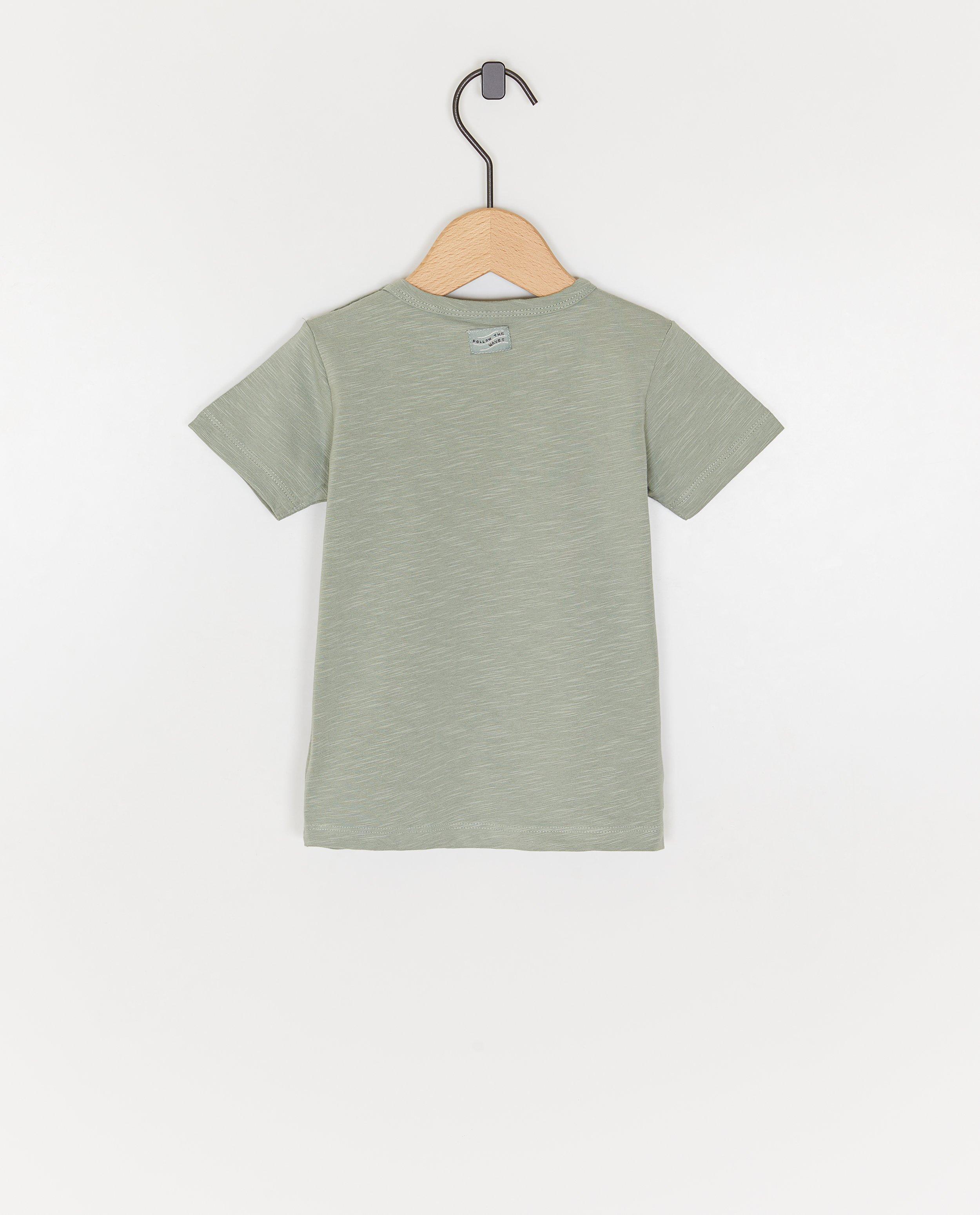Tricou Feetje cu inscripție kaki
