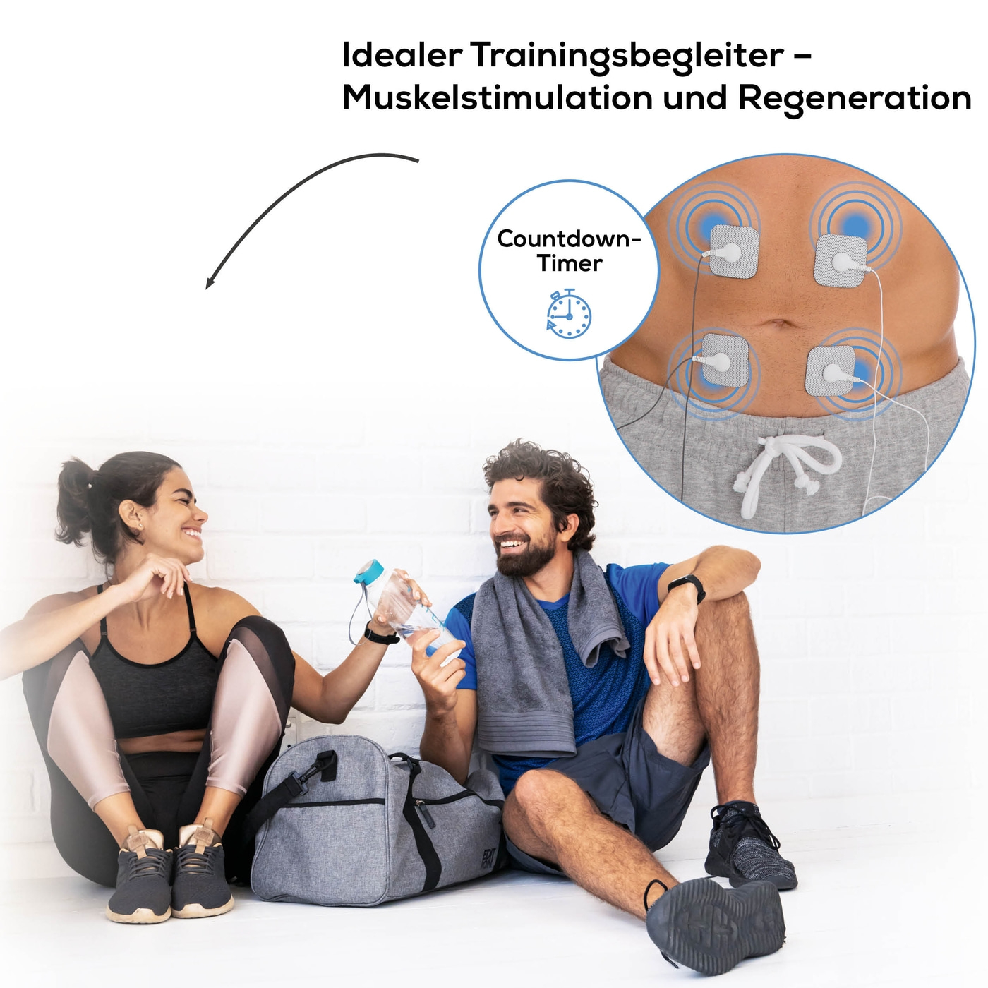 Beurer Digital TENS/EMS EM 49-3-in-1 EMS-TENS-Gerät - Schmerztherapie, Muskelstimulation & Massage