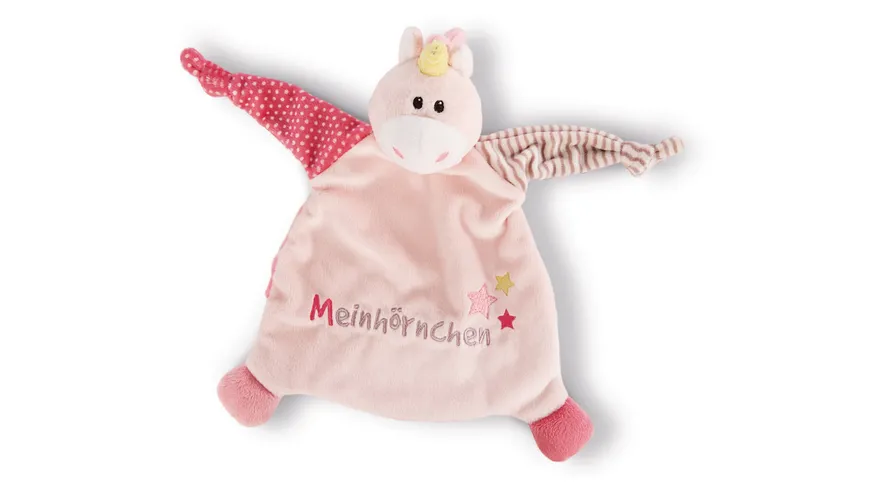 NICI Schmusetuch Einhorn Stupsi 