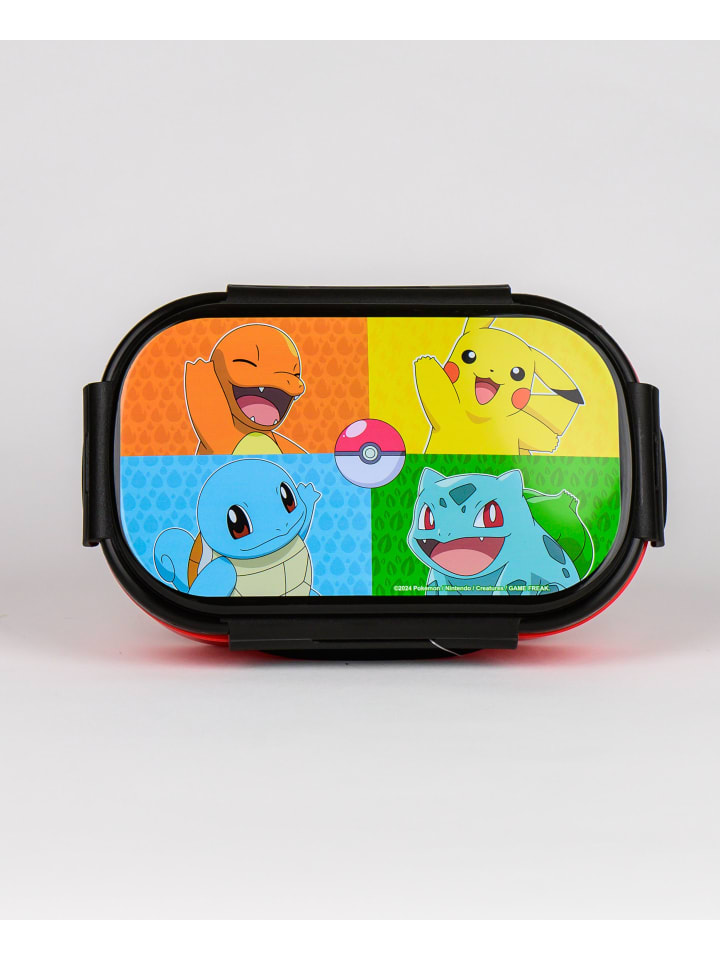 Pokémon Brotdose Pokémon mit 2-Fach-Unterteilung & Göffel-Messer in Bunt günstig kaufen 6