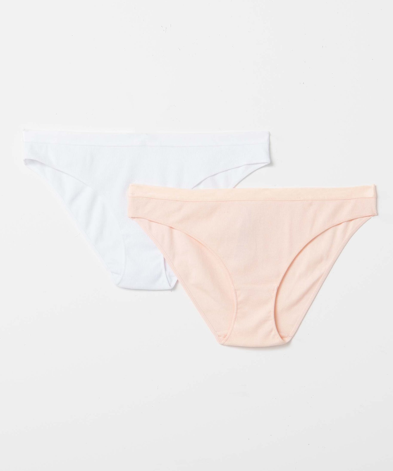 Culotte en maille ctelée femme (lot de 2) multicolore | GEMO