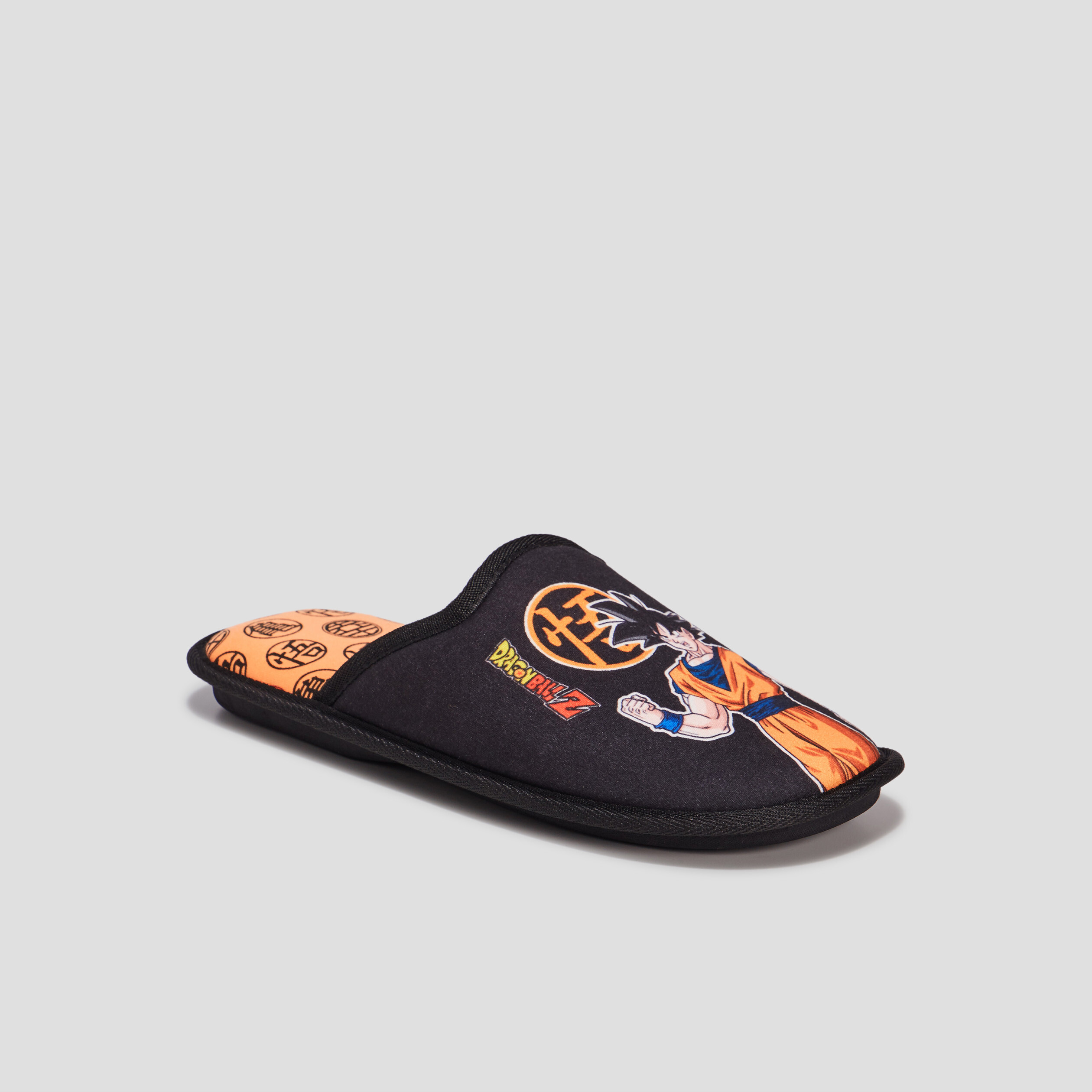 Chaussons mules Dragon Ball Z noir homme | La Halle
