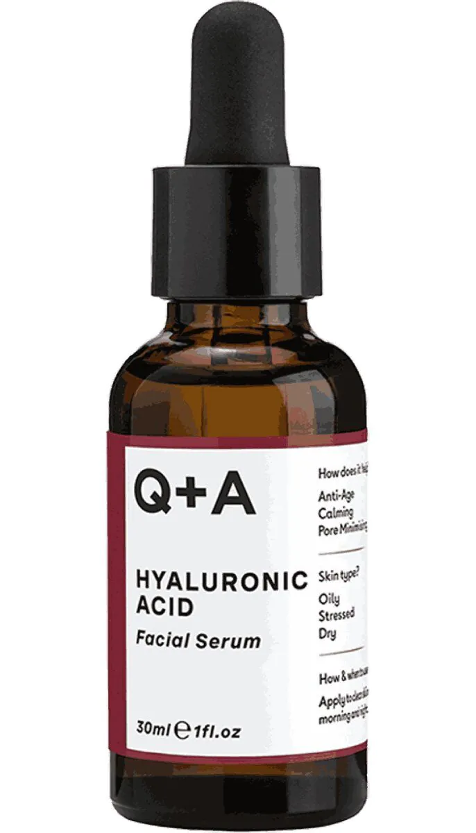 Q+A hialurono rūgšties veido serumas su hialurono rūgštimi 30 ml