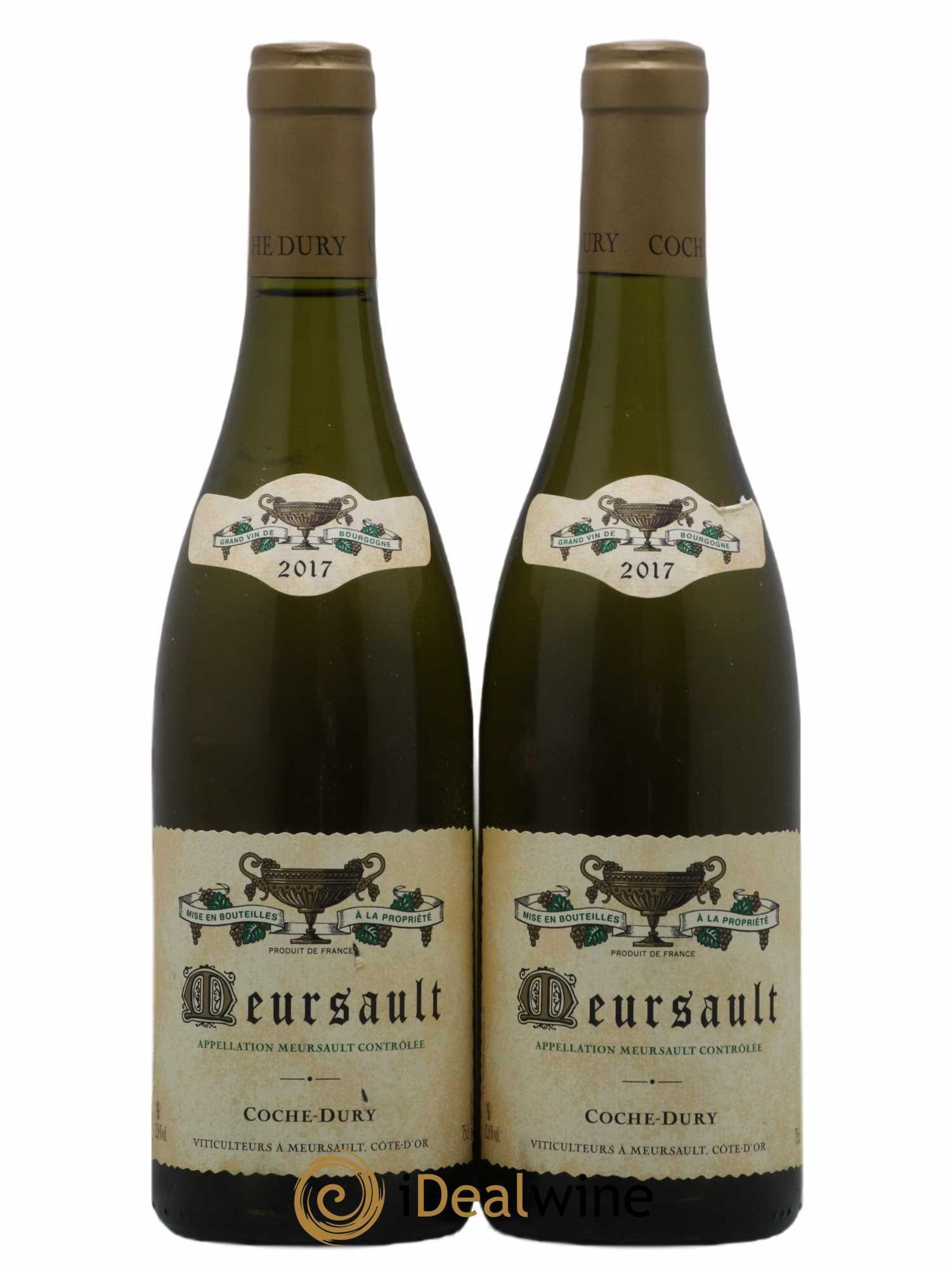 Meursault Coche Dury (Domaine)  2017 - Lot de 2 Bouteilles
